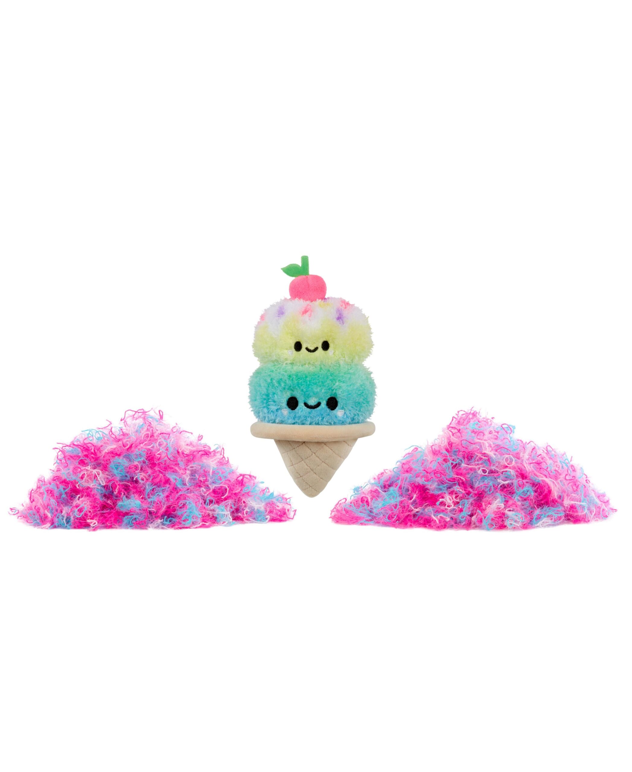 Fluffie Stuffiez 3-in-1 Interactive Small Plush Double Scoop Ice Cream - Image 4