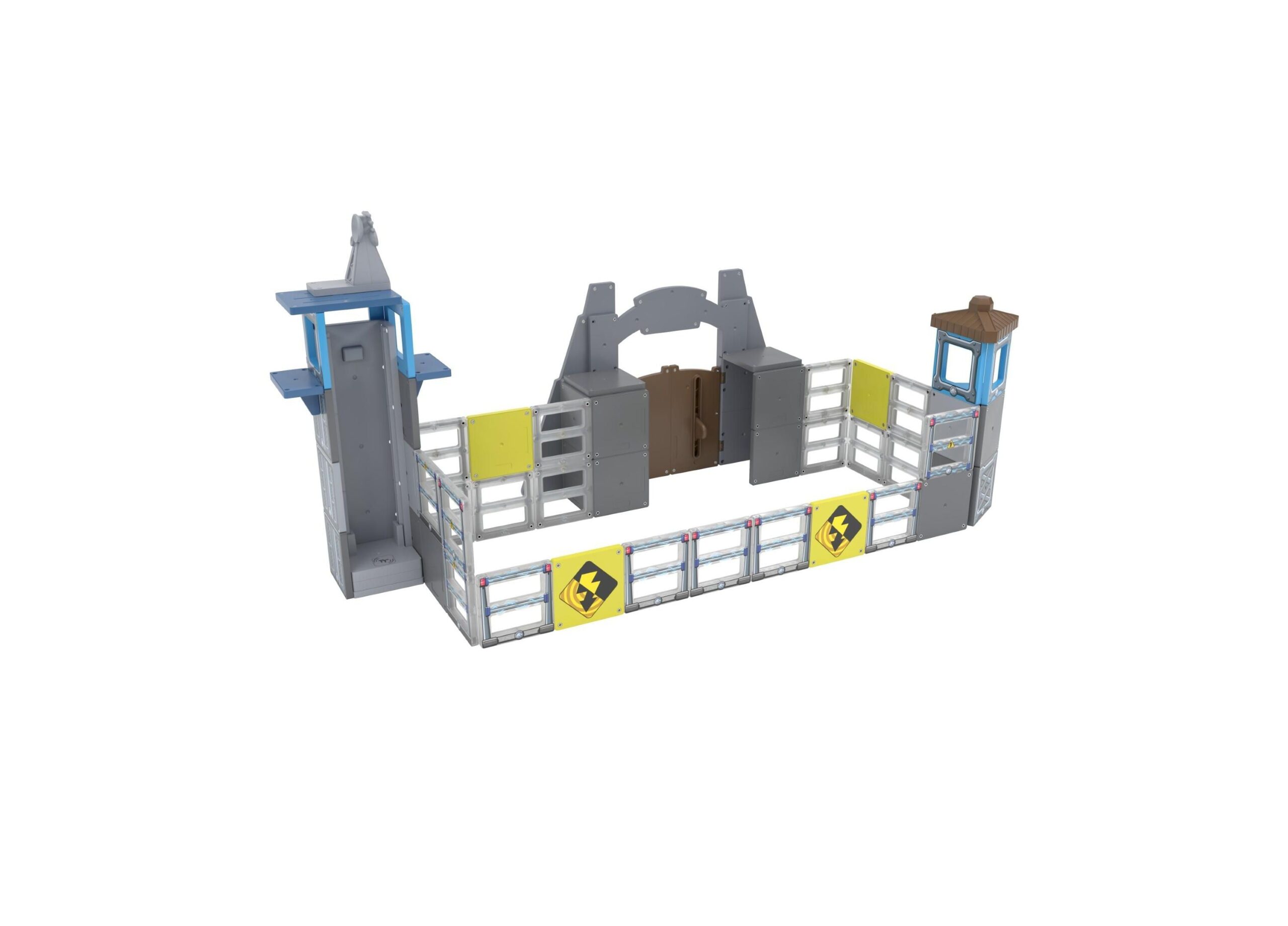 Tile Town Jurassic World Dino Escape Magnetic Tiles Playset, 69 Piece - Image 2