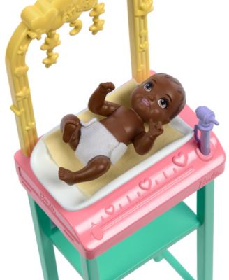 Barbie Baby Doctor Playset with Blonde Fashion Doll, Examination Table, and Accessories - Image 2