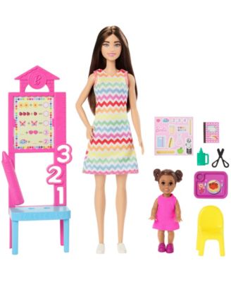 Barbie Teacher Doll Set - Brunette with Classroom Accessories - Image 2