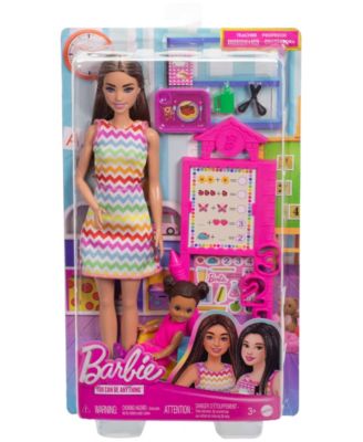 Barbie Teacher Doll Set - Brunette with Classroom Accessories - Image 5