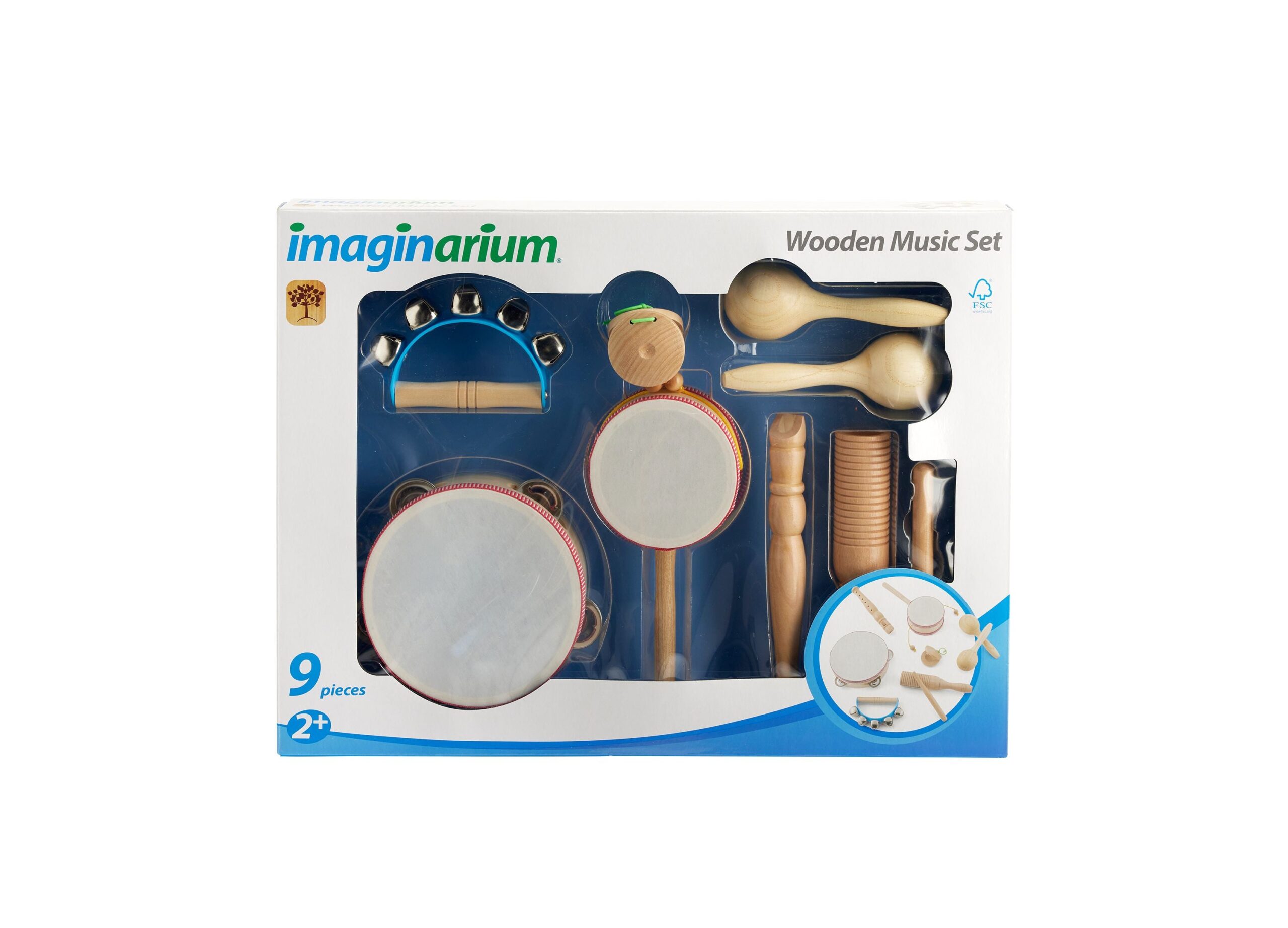 Imaginarium 9-Piece Wooden Music Set - Image 3