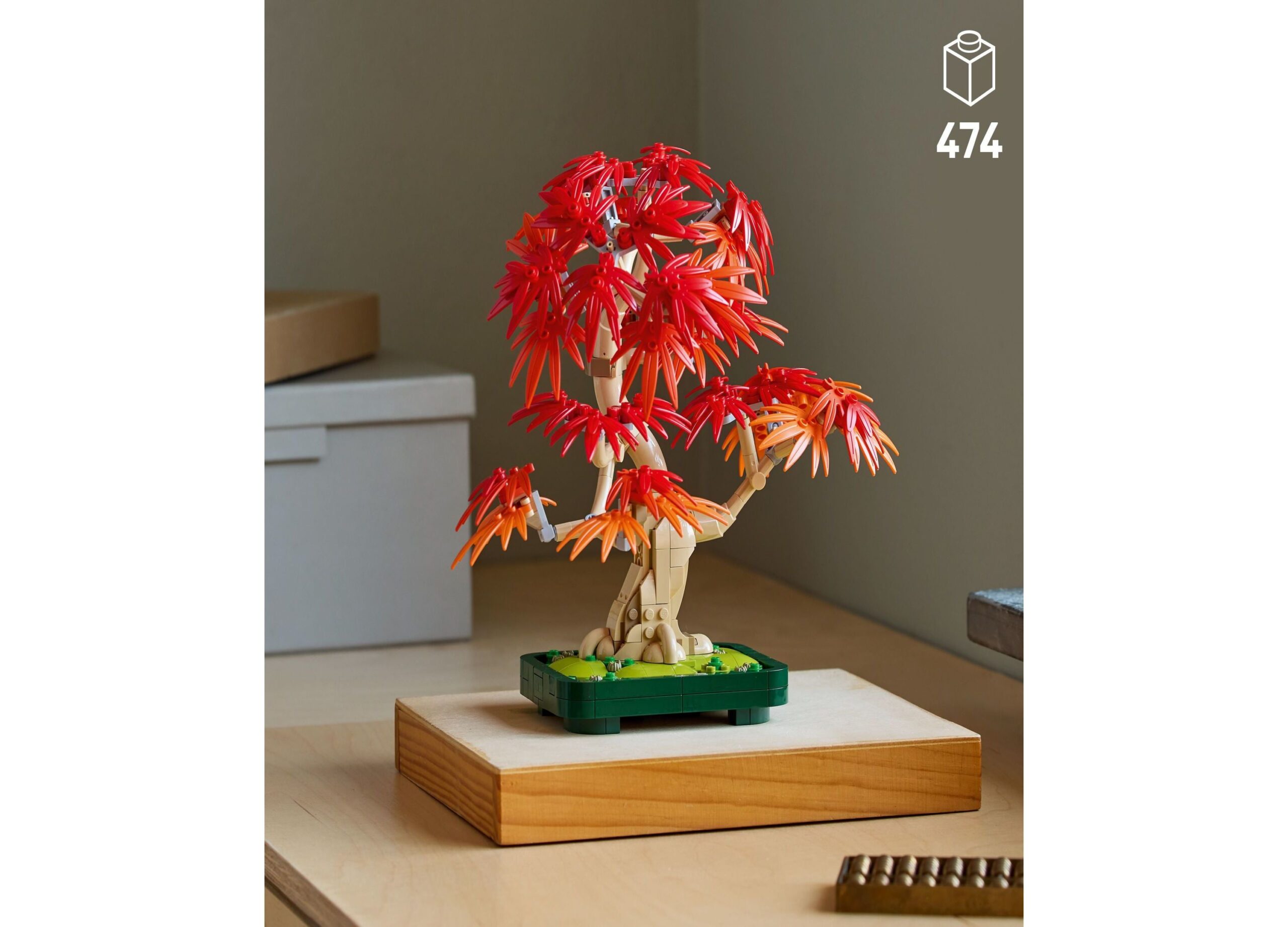LEGO Botanicals Japanese Red Maple Bonsai 474-Piece Building Set - Model 10348 - Image 6