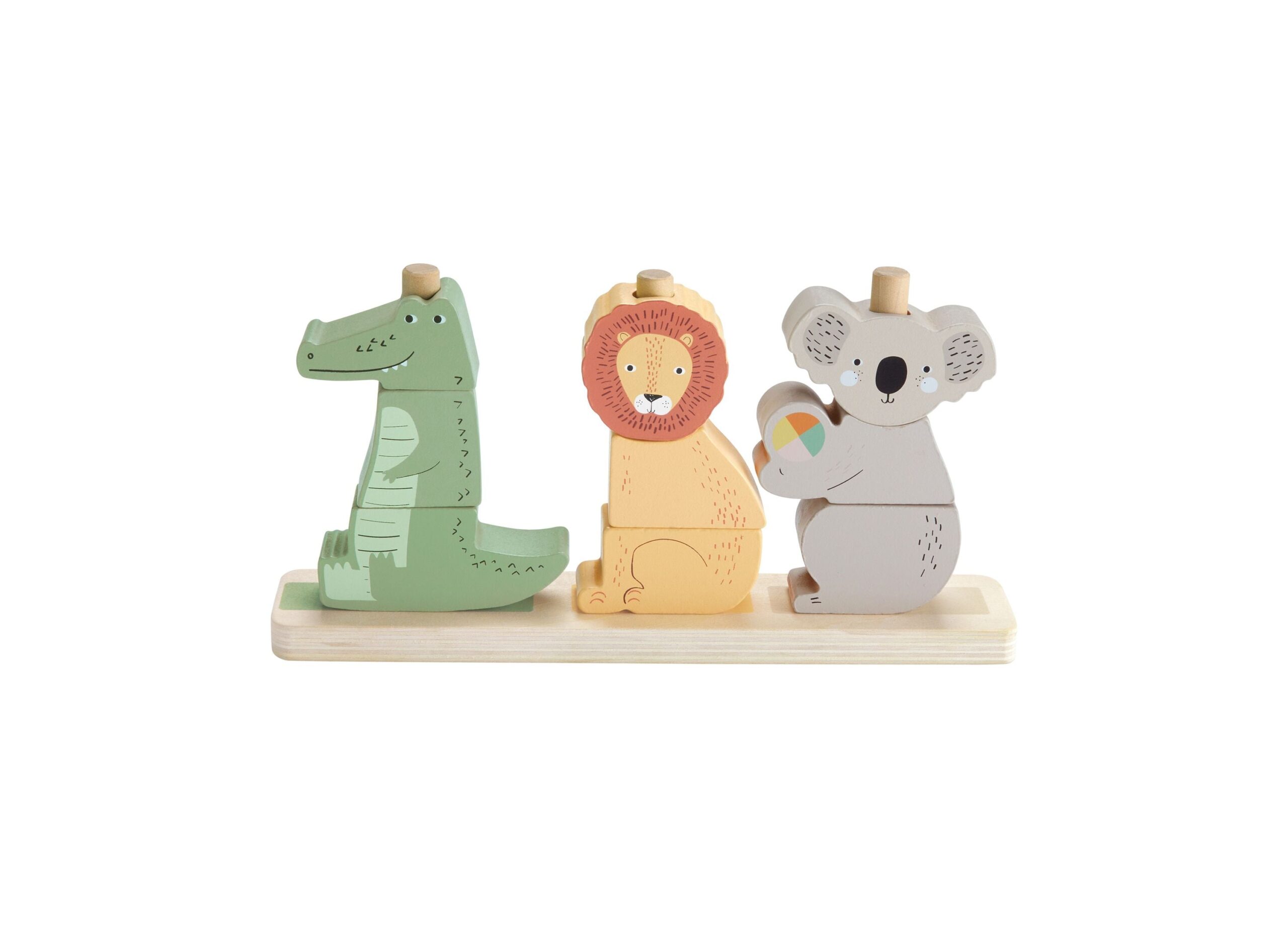 Fisher-Price Wooden Stack & Sort Animals ?C Eco-Friendly Toddler Toy - Image 5