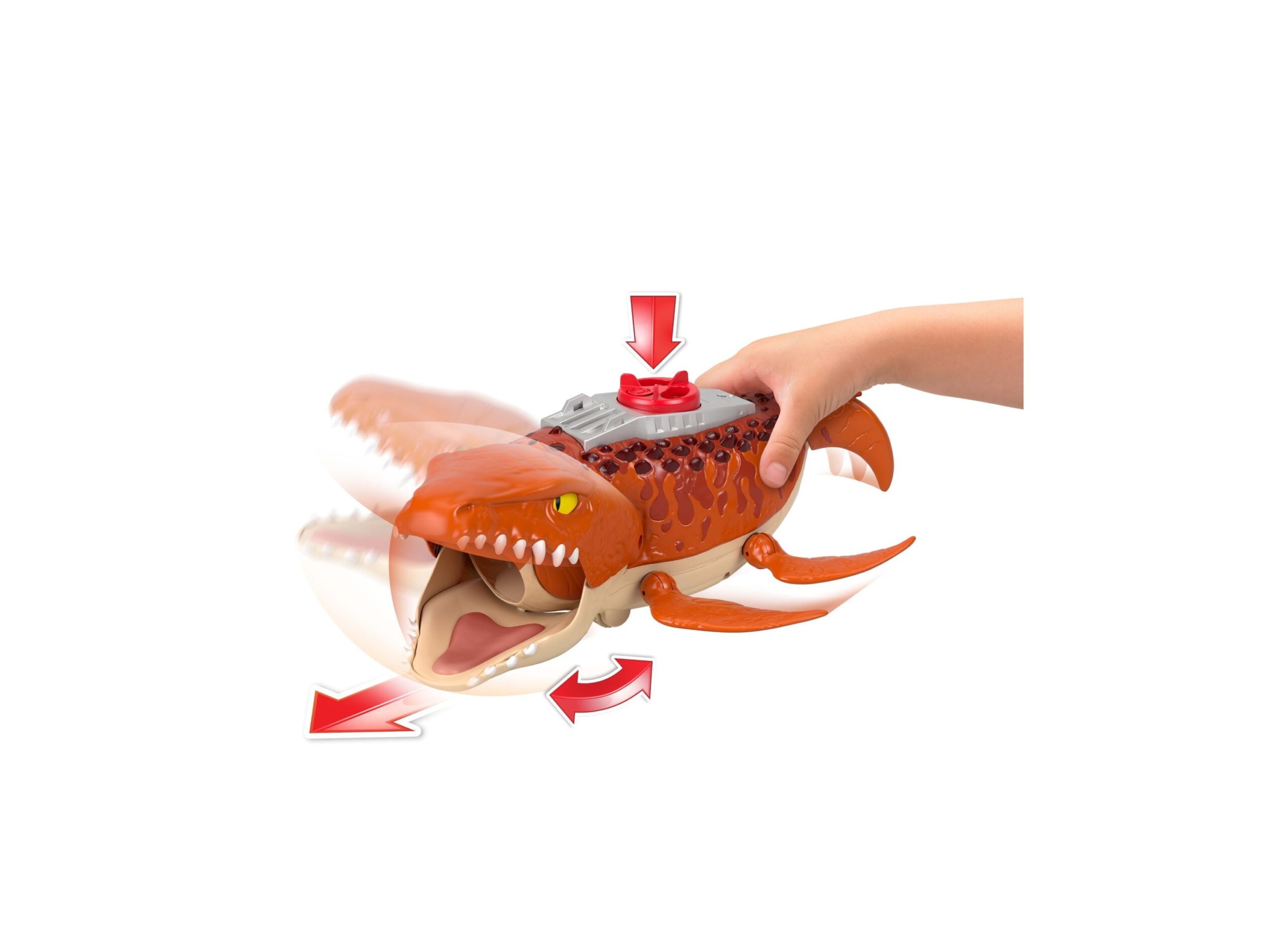 Imaginext Fisher-Price Jurassic World Rebirth Aquachomp Mosasaurus Playset - Image 5
