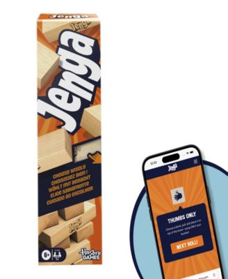 Hasbro Gaming Jenga Classic Hardwood Block Game - Image 2