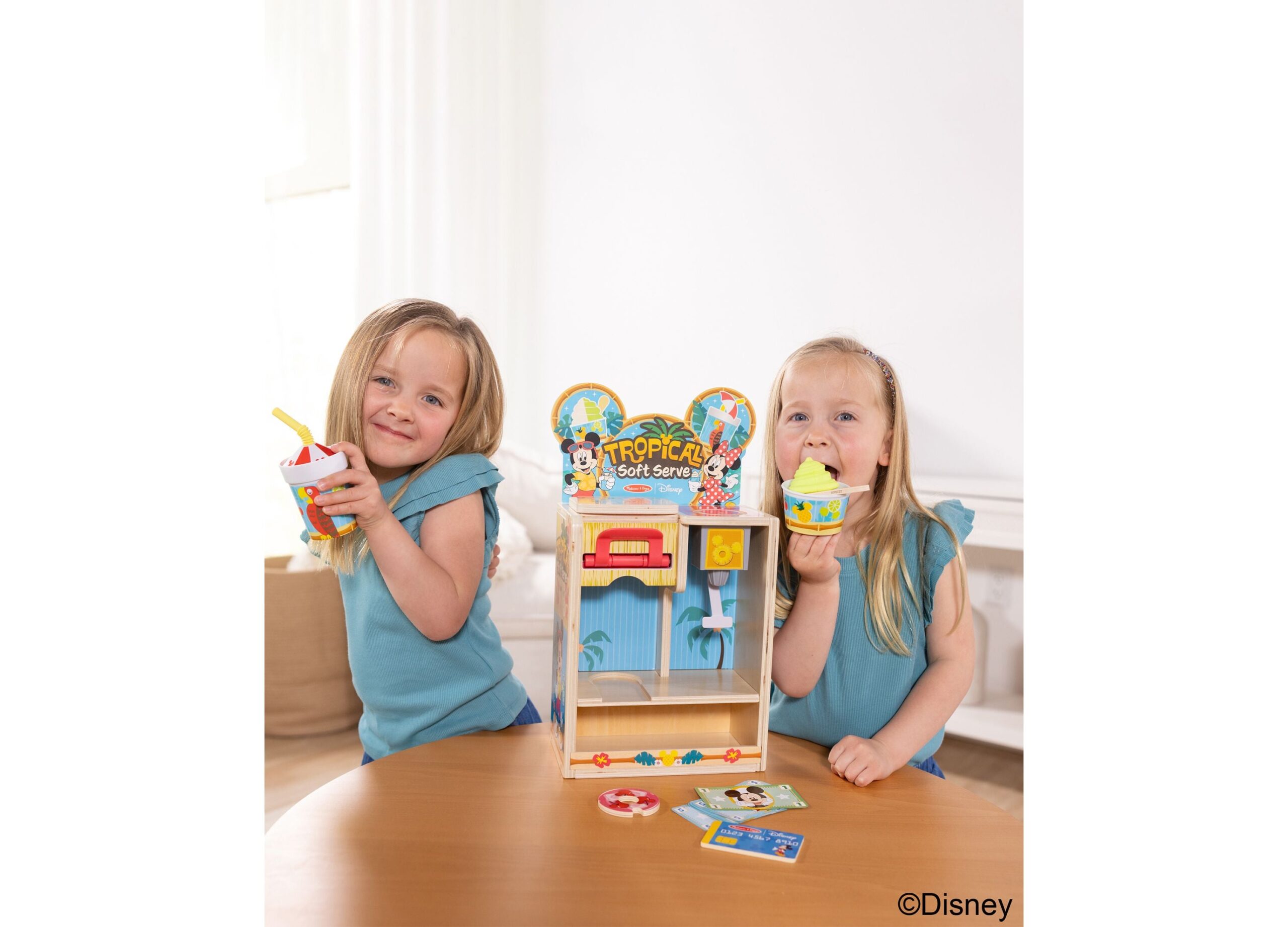 Melissa & Doug Mickey Tropical Soft Serve Playset - Wooden Toy - Image 6