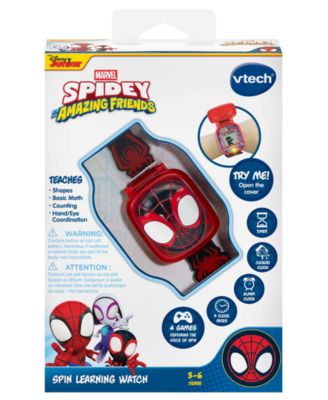 VTech Kids' Spidey Amazing Friends Learning Watch - Multicolor Plastic Strap - Image 6