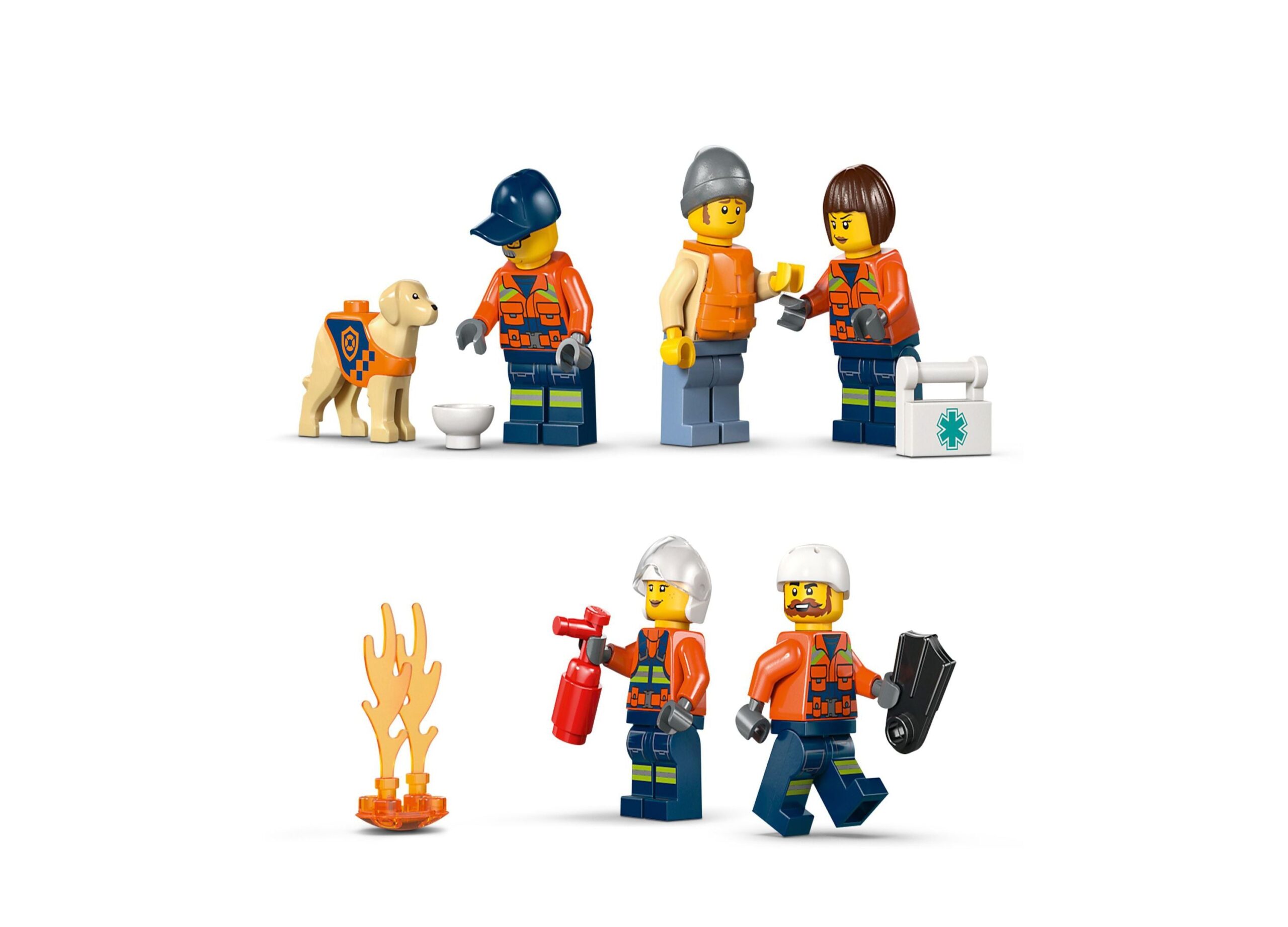 LEGO City Coast Guard 742-Piece Rescue Boat & Helicopter Set - 60504 - Image 6