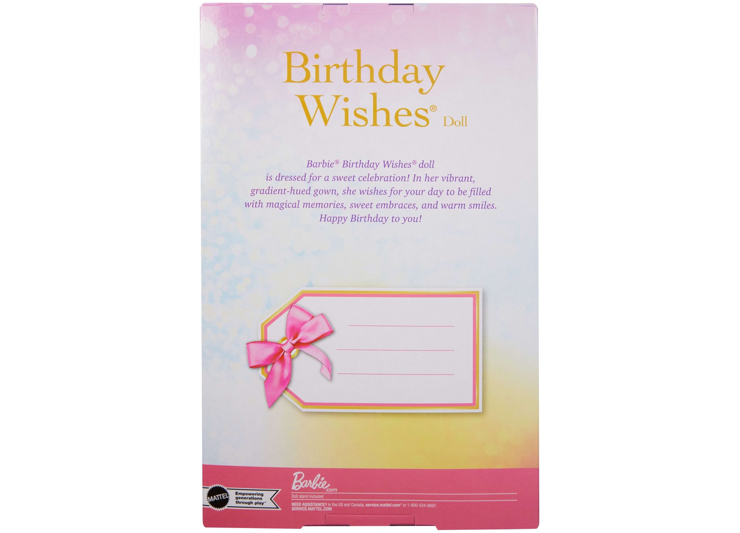 Barbie Signature Birthday Wishes Fashion Doll - Glittery Gown - Image 4