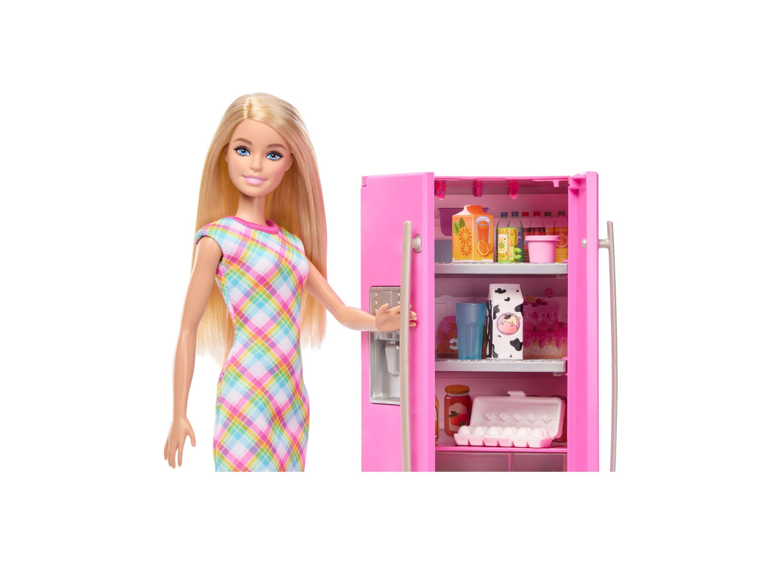 Barbie Deluxe Kitchen Playset with Doll - Blonde Bun - Image 4