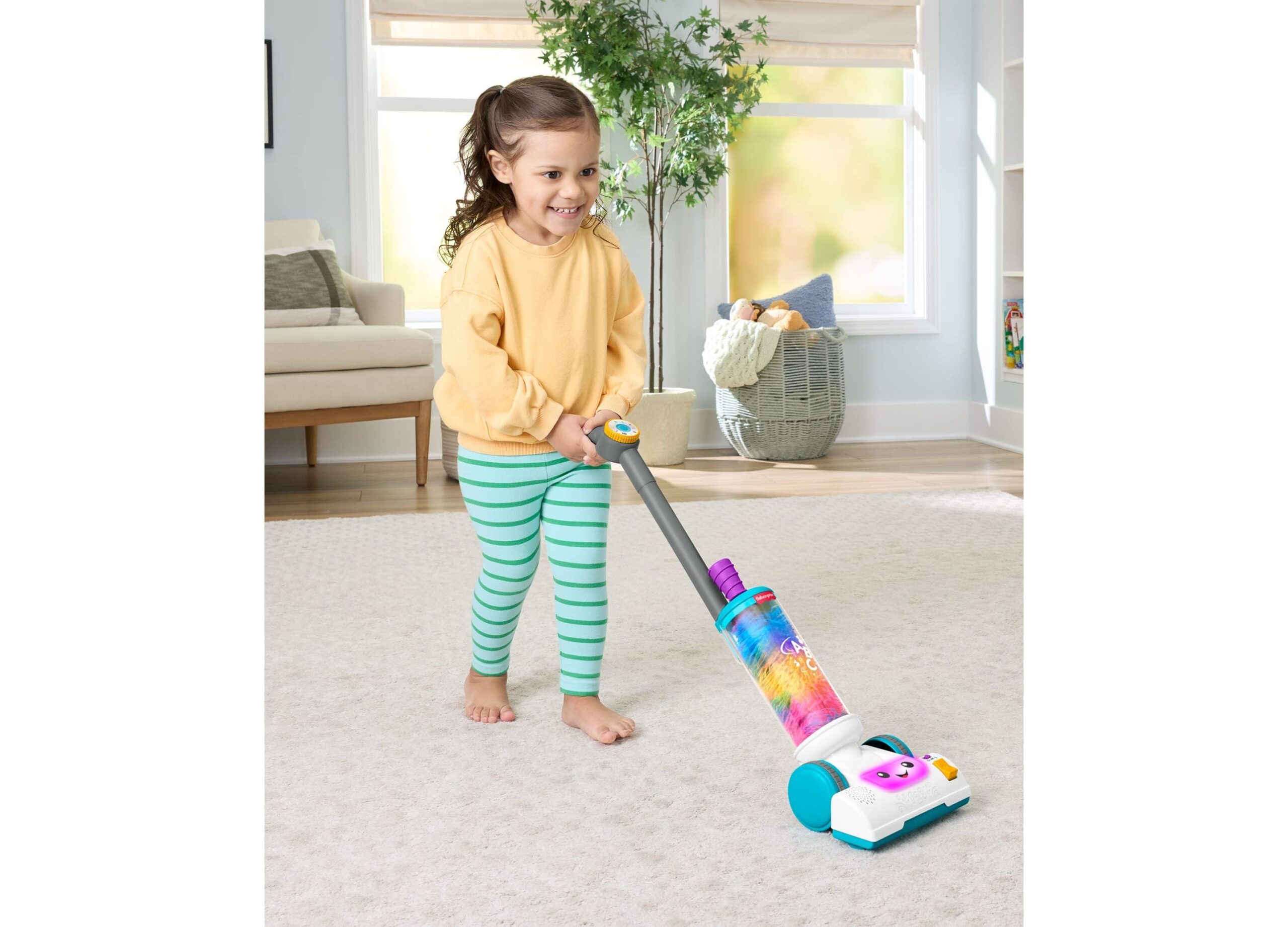 Fisher-Price Laugh & Learn - 2-in-1 Vacuum - Learning Toy for Toddlers - Image 5