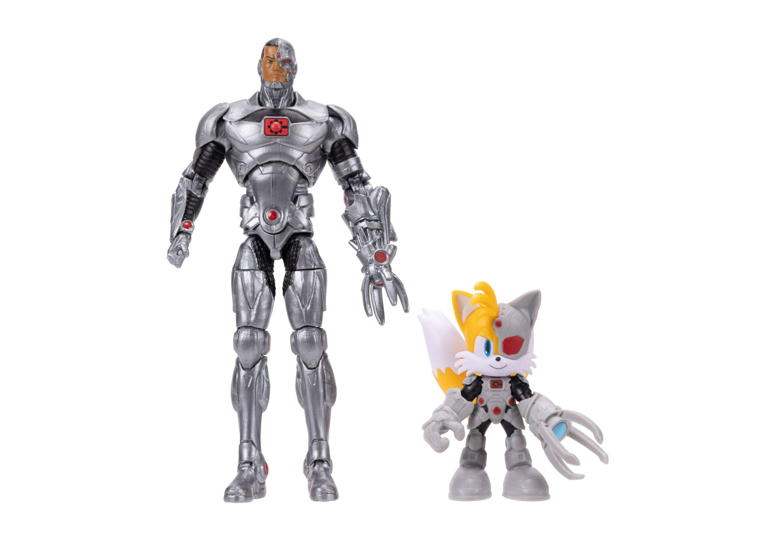 Sonic The Hedgehog Deluxe Action Figures - Tails & Cyborg 6 Inch Collectibles - Image 2