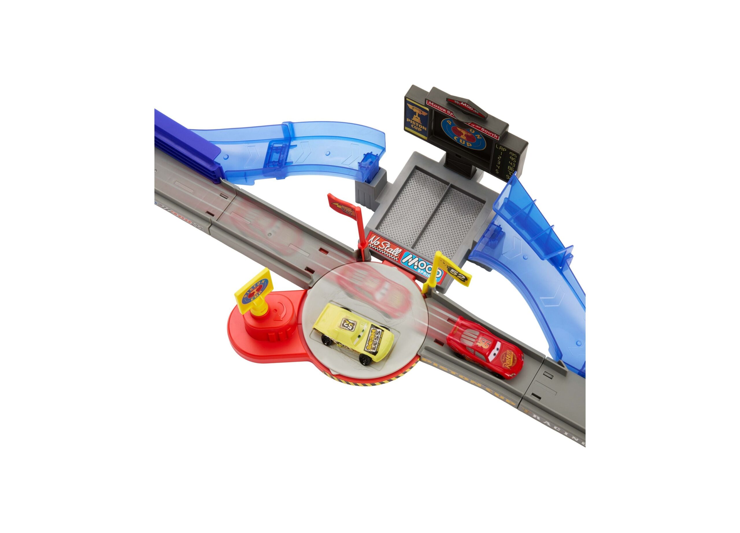 Disney Pixar Cars Stunting Speedway Playset with Piston Cup - Image 4