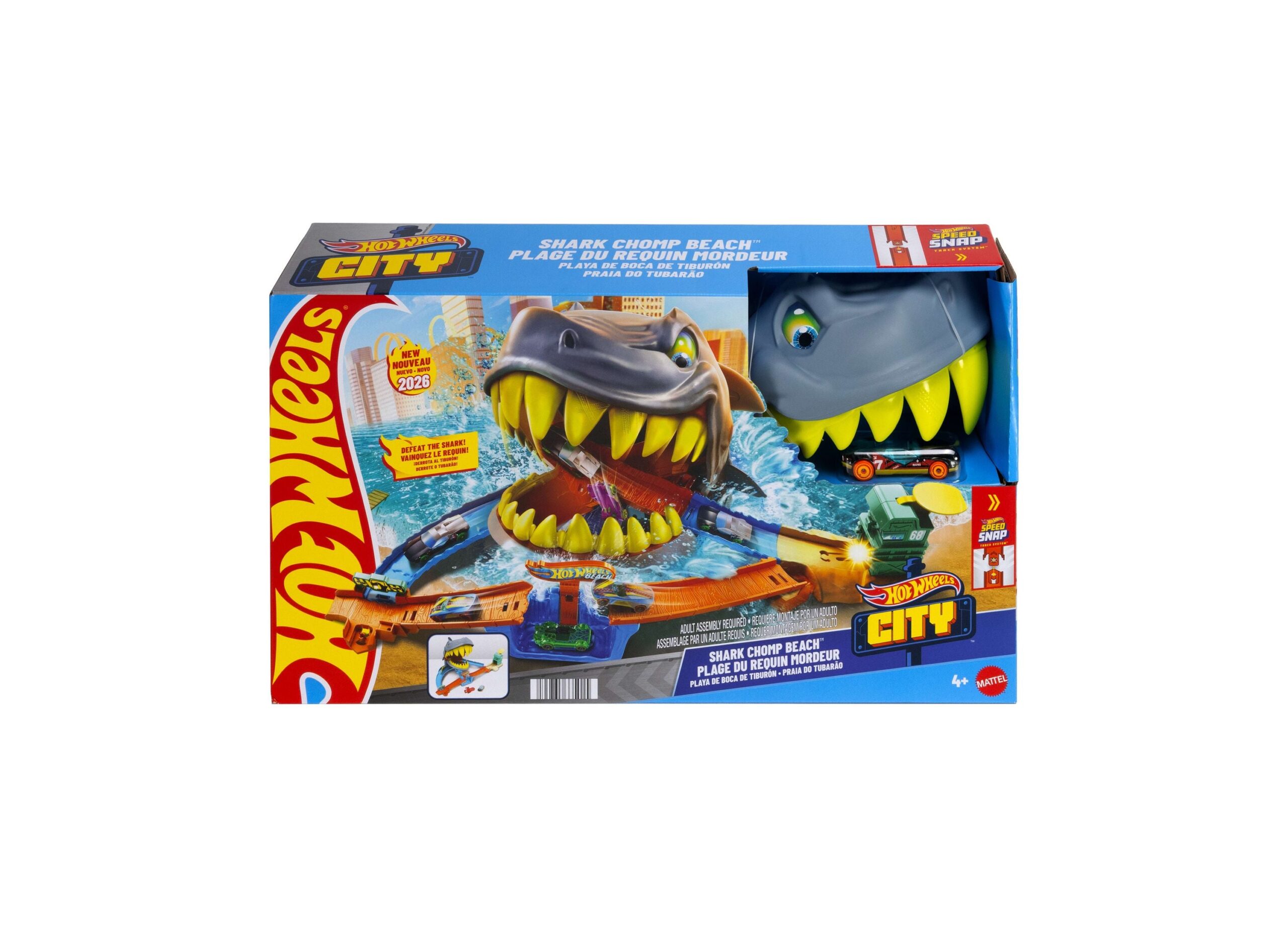 Hot Wheels City Shark Chomp Beach Playset - Image 5