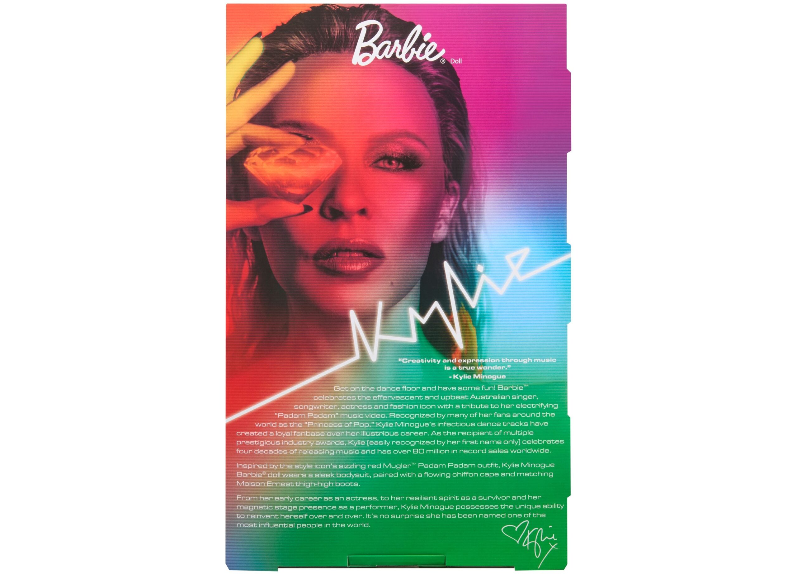 Barbie Signature Kylie Minogue 12 Inch Collectible Doll - Image 3