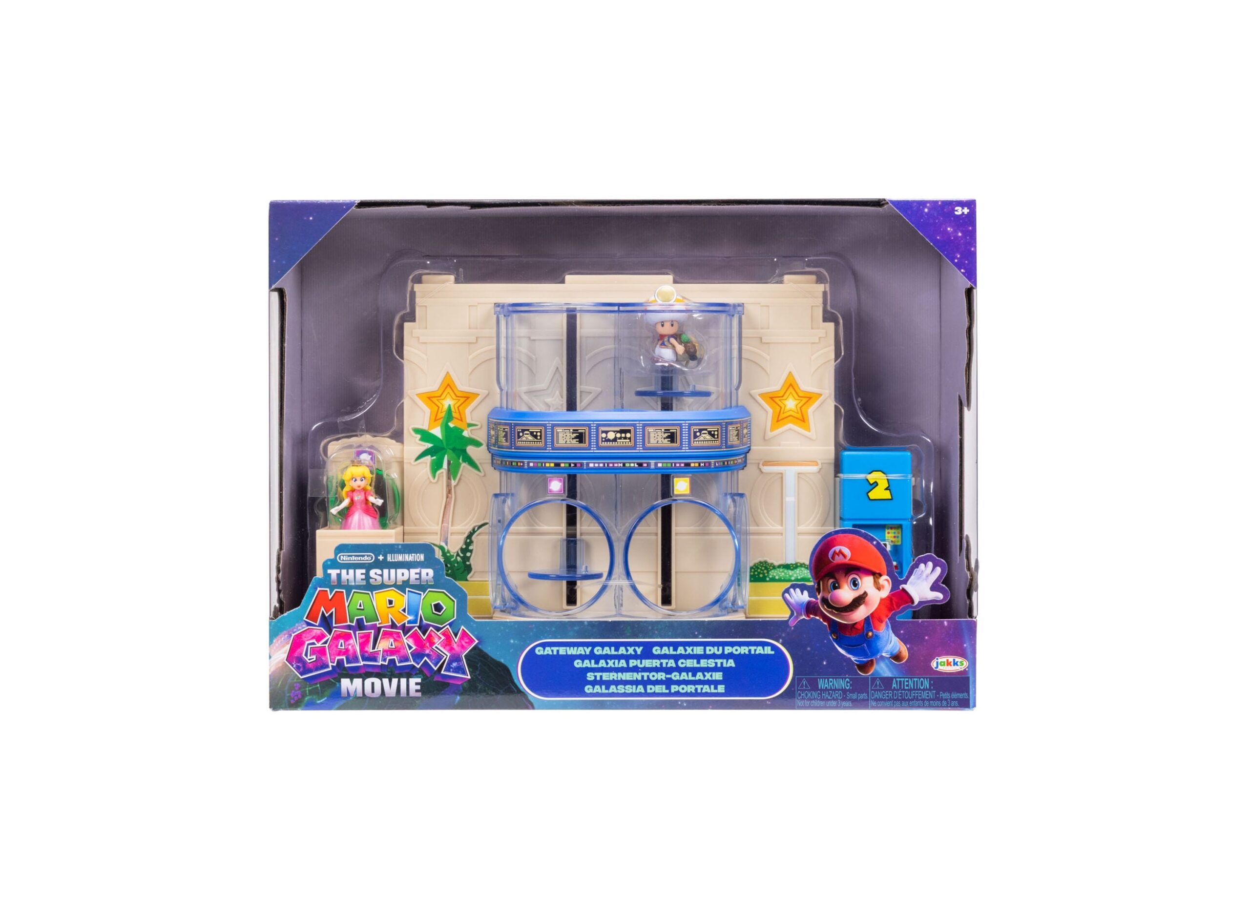 SUPER MARIO Movie Gateway Galaxy Diorama Action Figure Set
