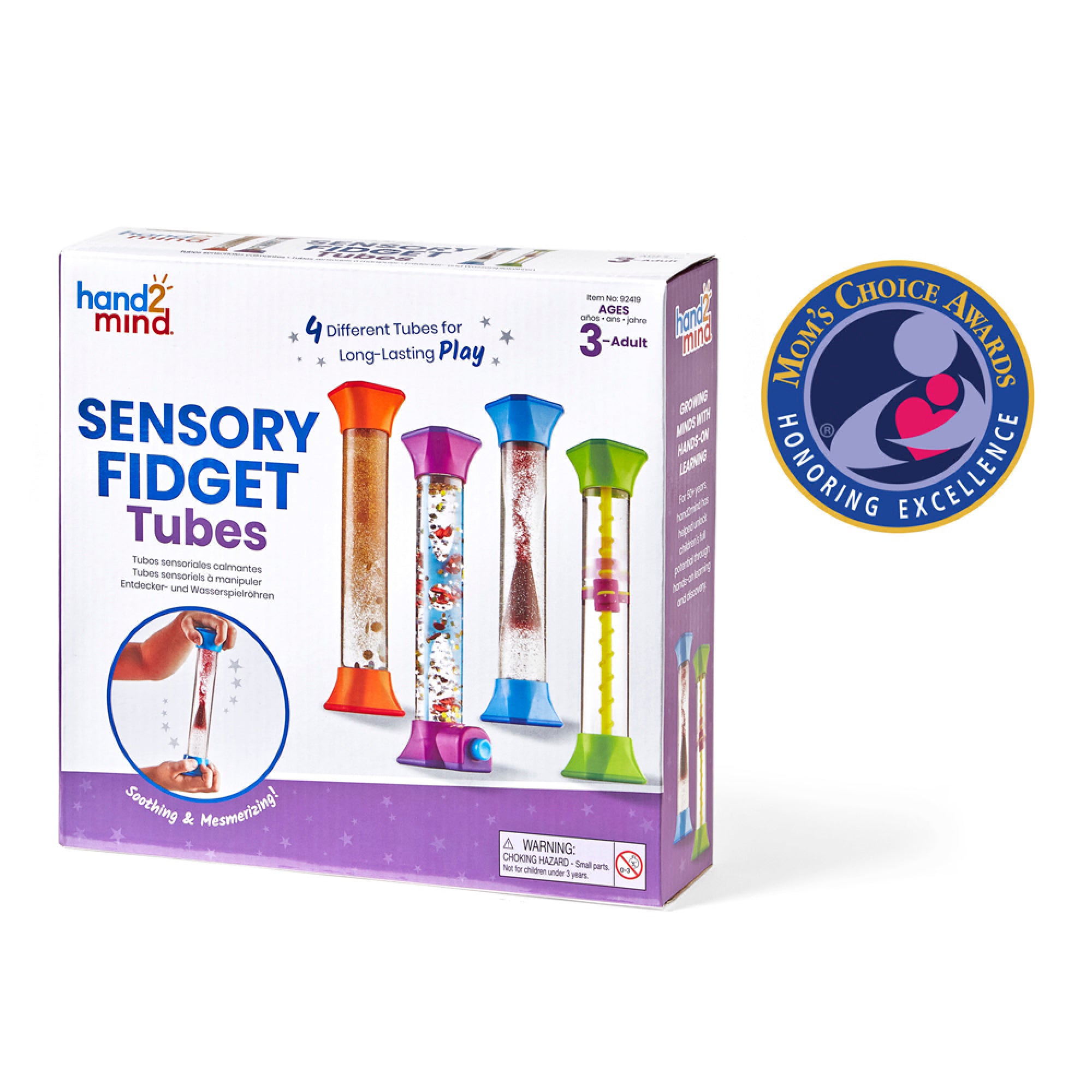 Hand2Mind Sensory Fidget Tubes - Calming and Engaging Set of 4 - Image 4