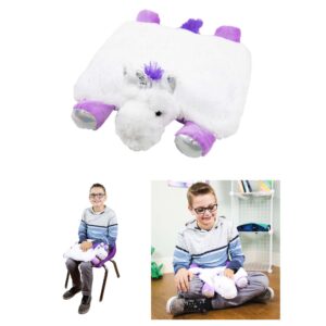 Bouncyband Unicorn Sensory Plush Weighted Lap Pad ???? Comforting and Washable