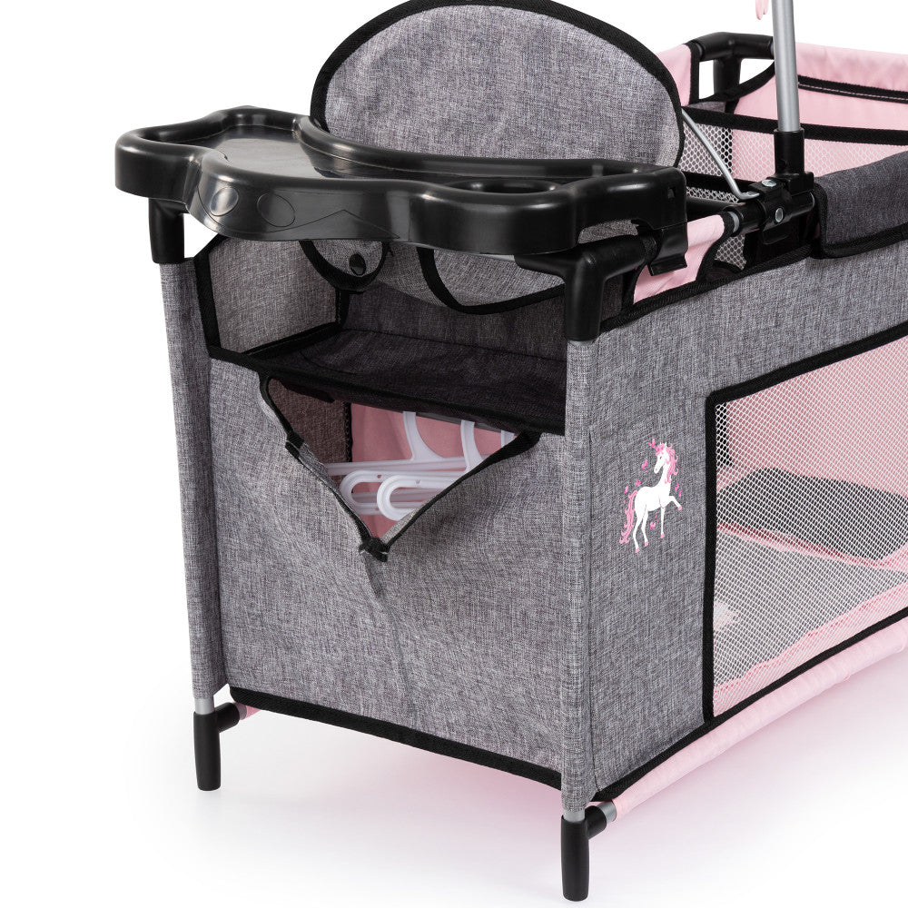 Bayer Design Fairy-Themed Multi-Bed Doll Playset - Grey & Pink - Image 3