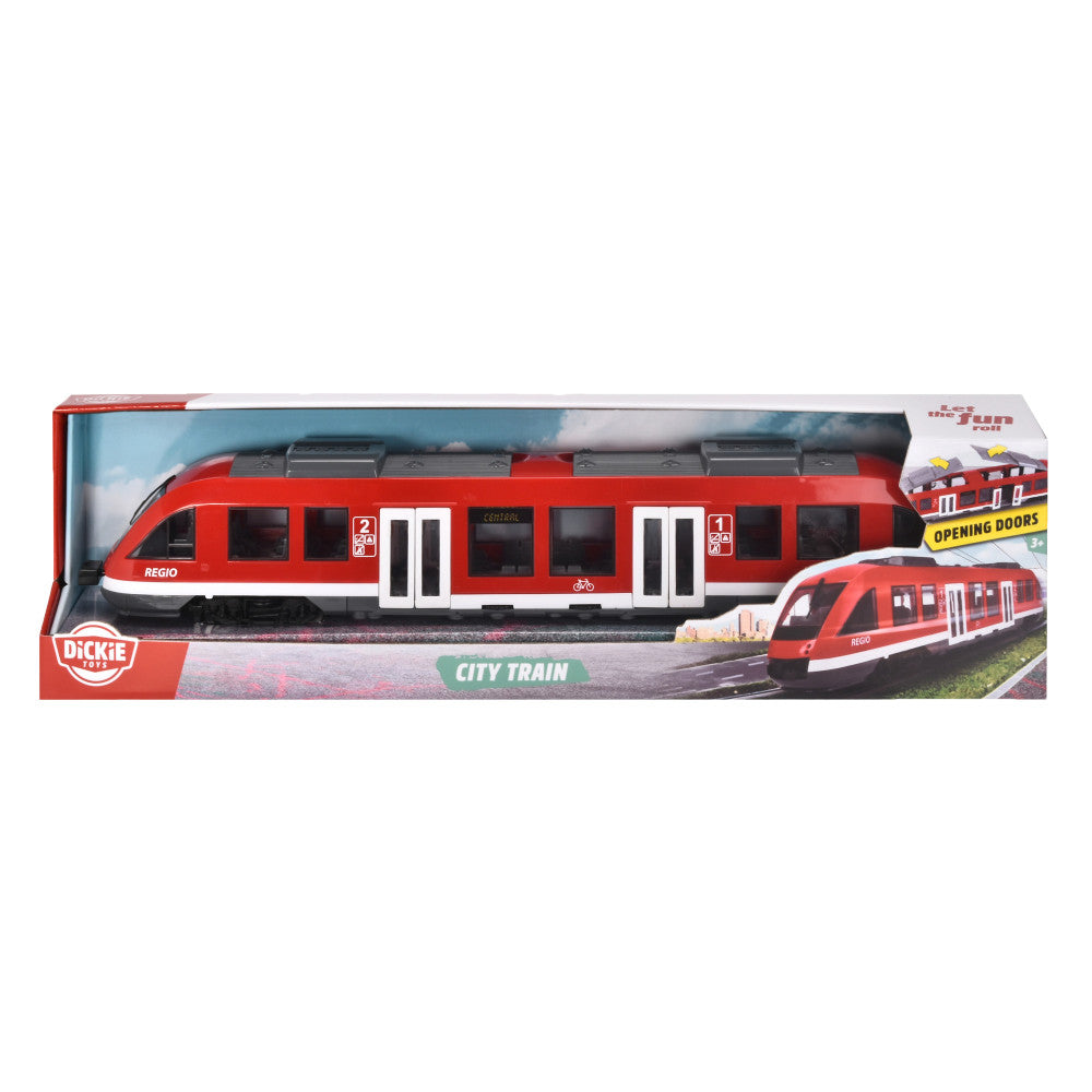 Dickie Toys 17.7" City Train - Trackless Red & White Vehicle Toy, Ages 3+ - Image 6
