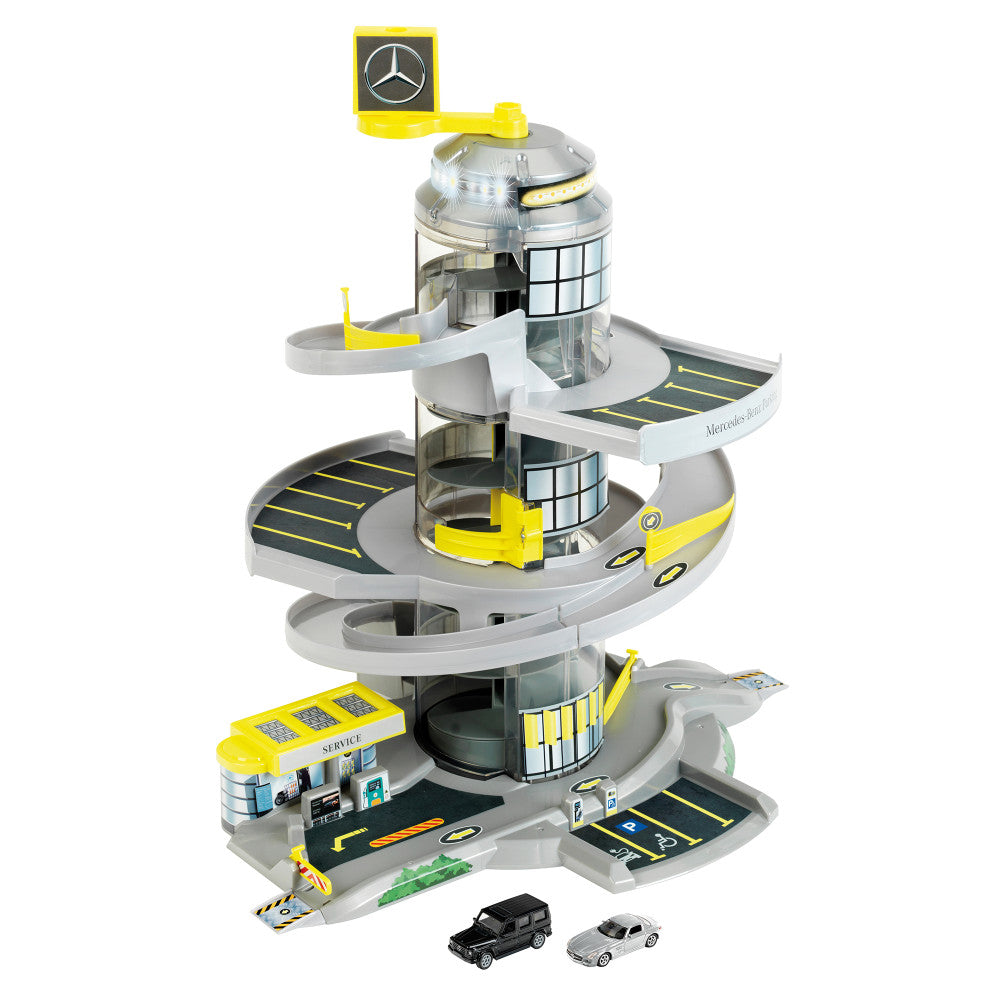 Mercedes-Benz Helix Electric Car Park with Elevator and Lights