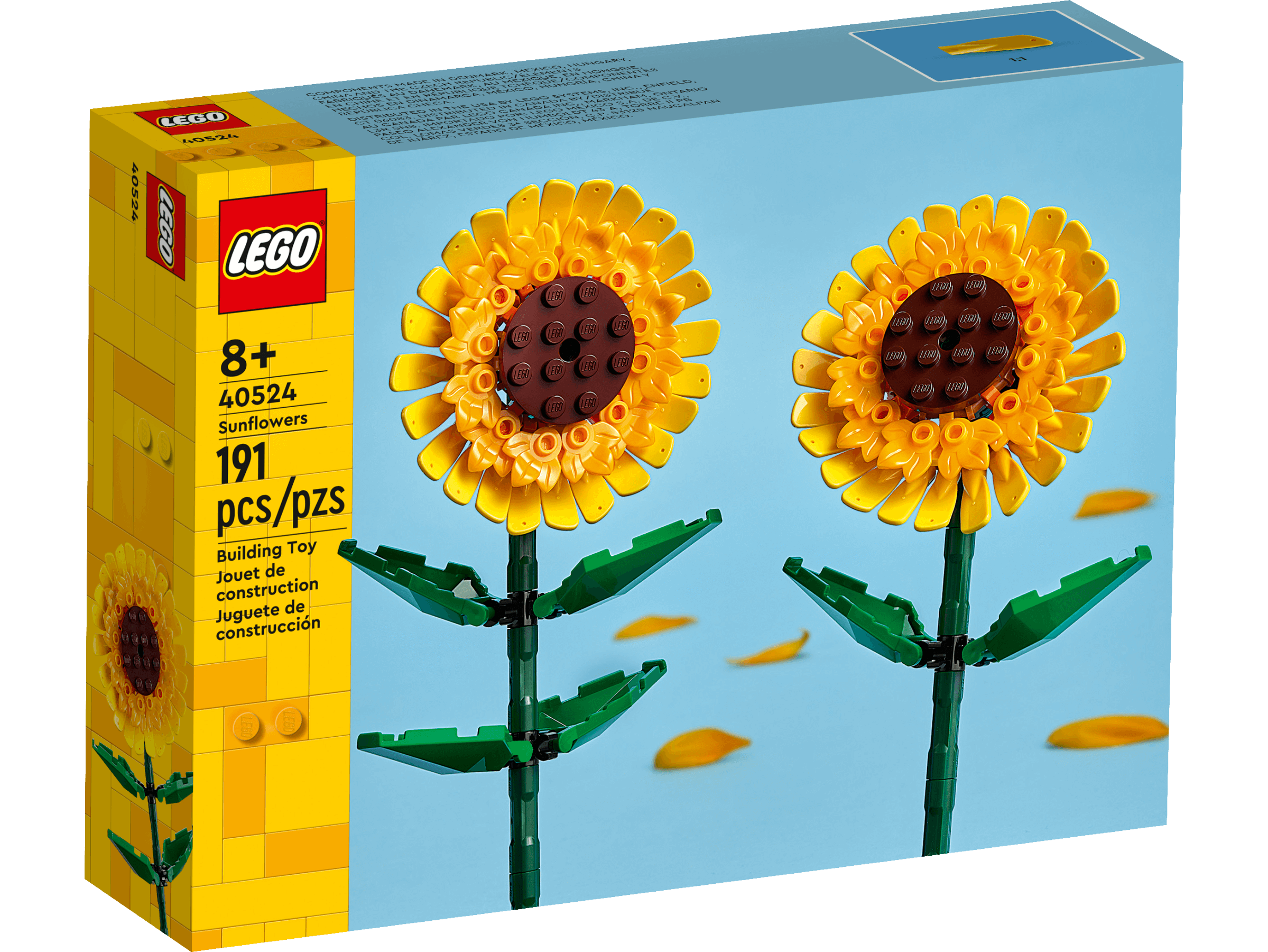 LEGO Botanicals Sunflowers 40524 Model Kit - 191 Pieces - Image 2