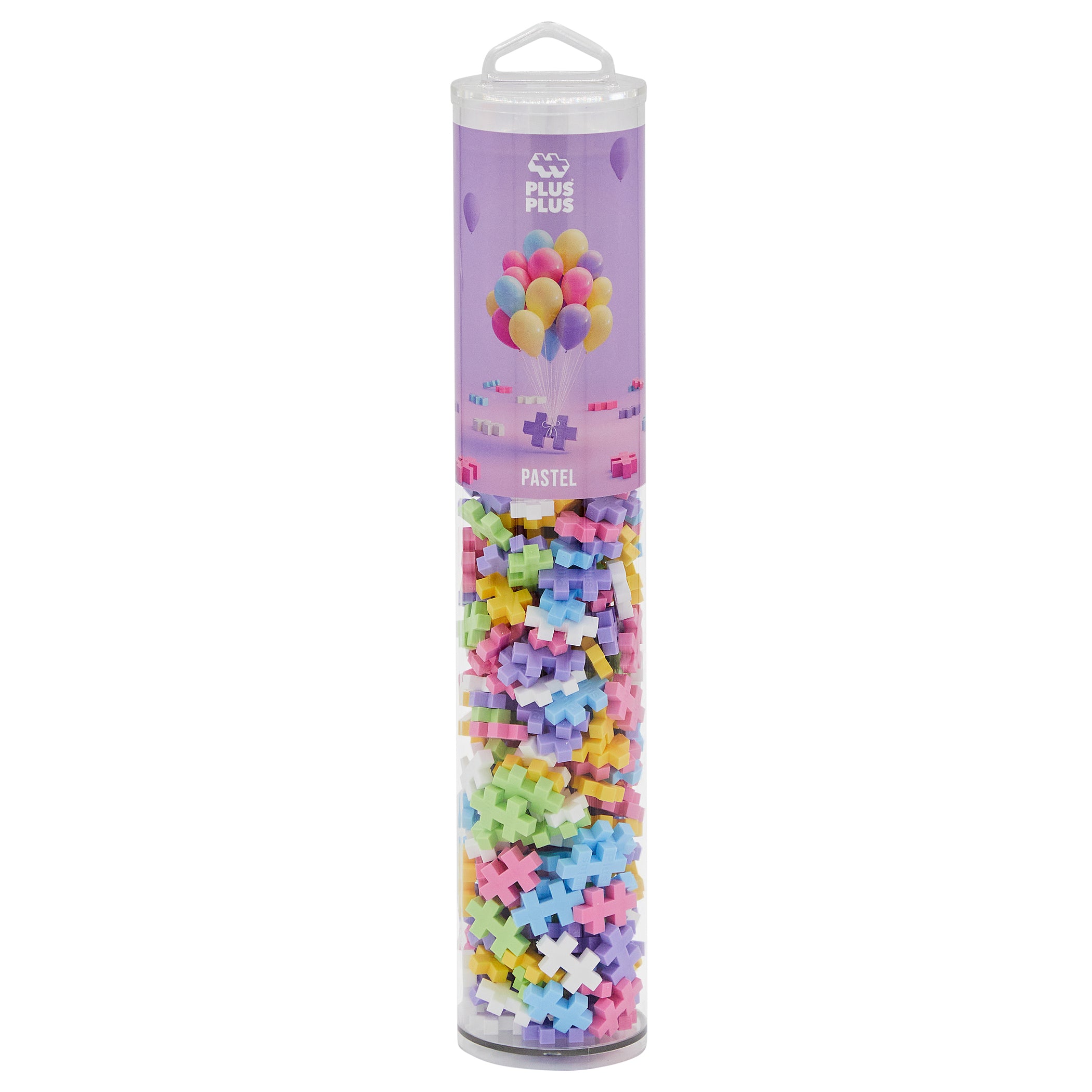 Plus-Plus Pastel 240-Piece Building Set - Creative Open-Ended Play Tube - Image 5