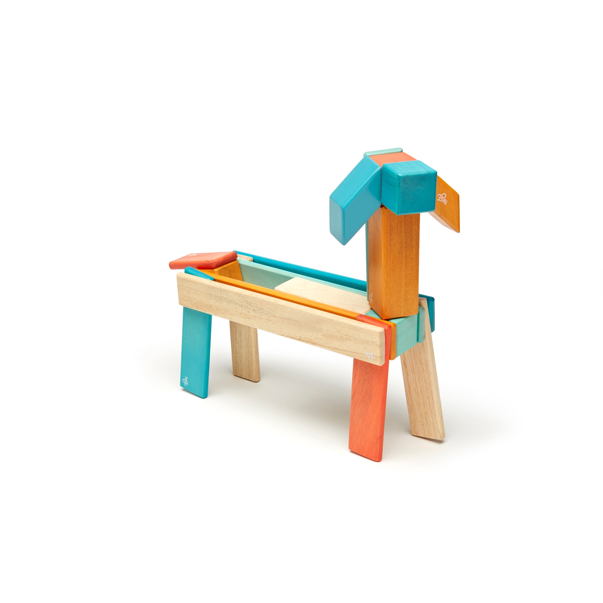 Tegu Magnetic Wooden Blocks, 24-Piece Set, Sunset - Image 5