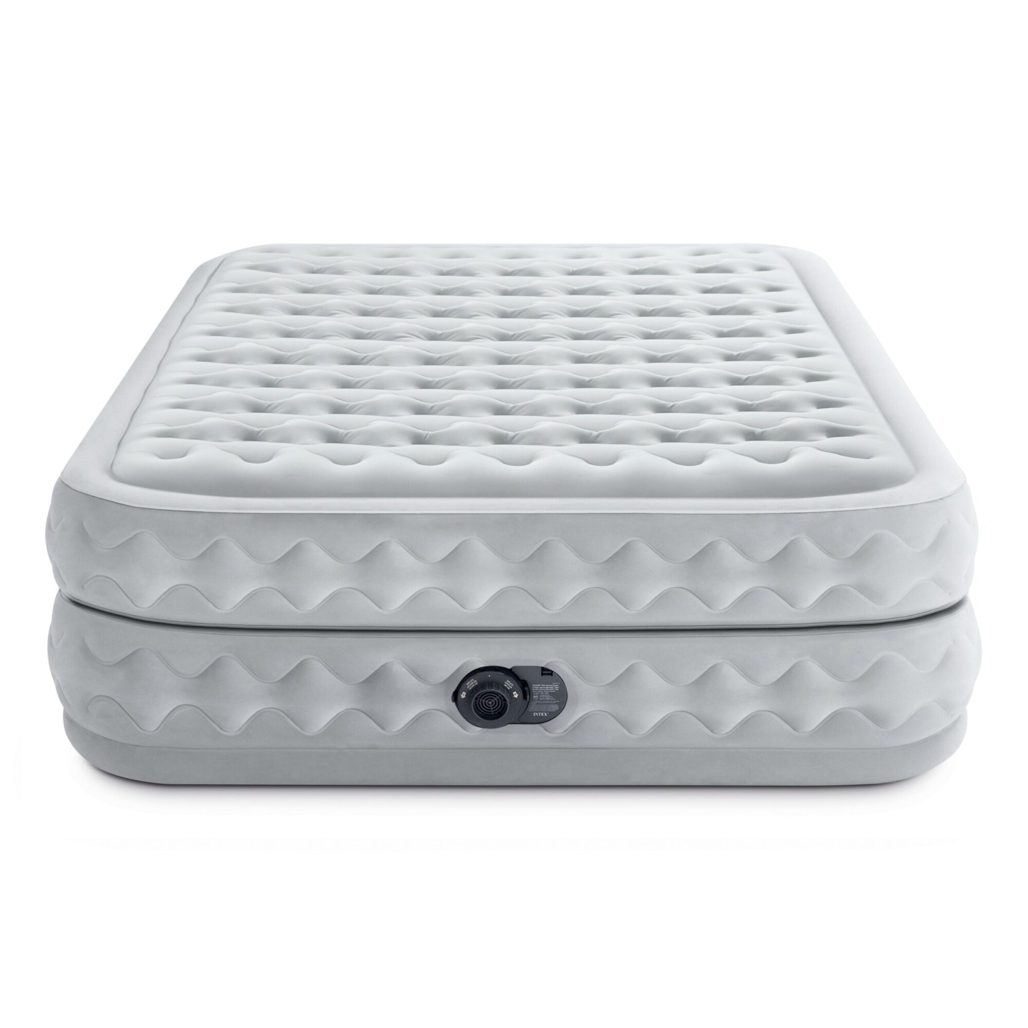 Intex Supreme Queen Airbed with Built-in Electric Pump & Fiber-Tech Technology