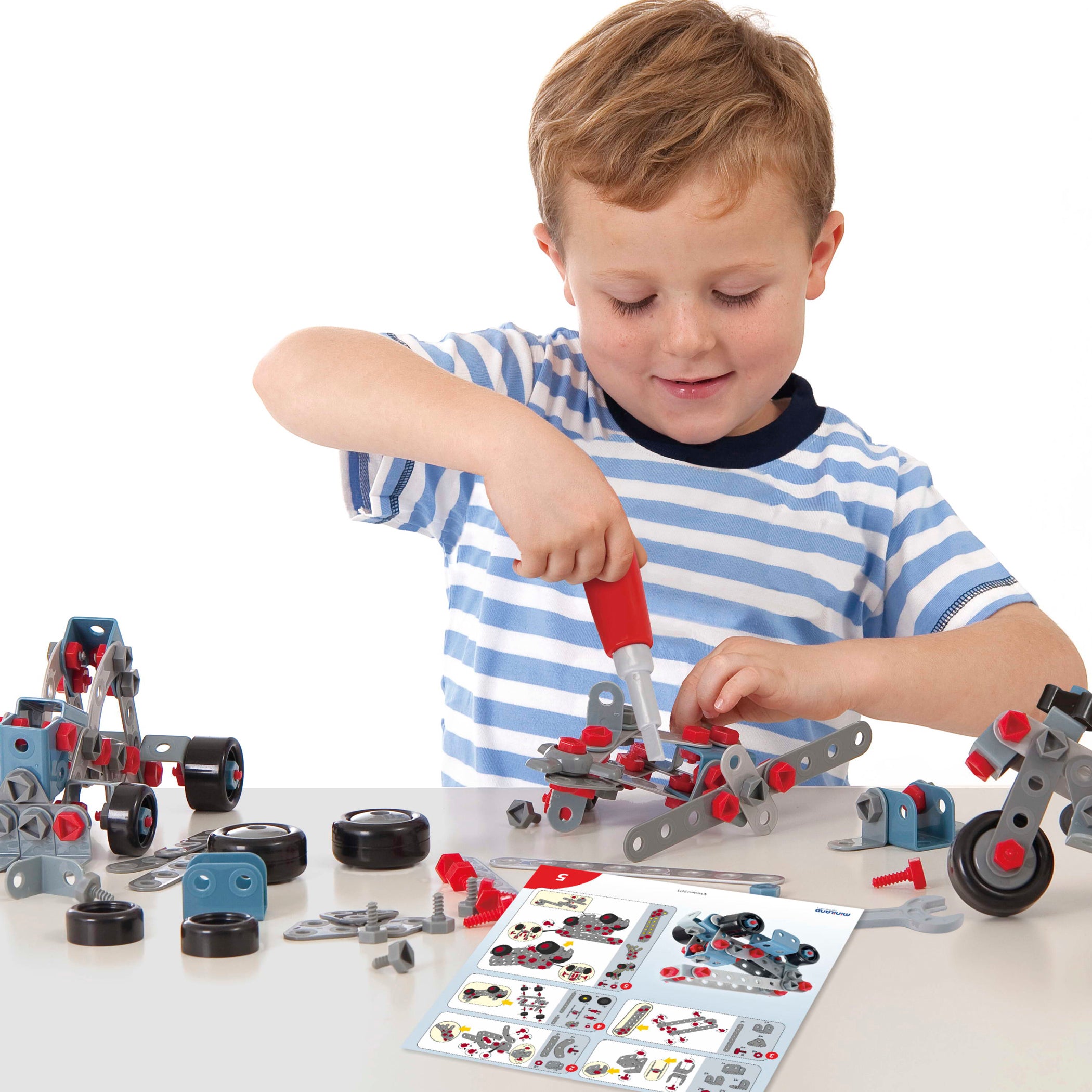 Miniland Educational Mecatech 106-Piece Vehicle & Robot Building Set - Image 5
