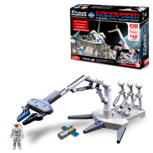 NASA Future Explorers Canadarm Robot Arm Mobility Kit - 108pc STEM Toy for Ages 8+