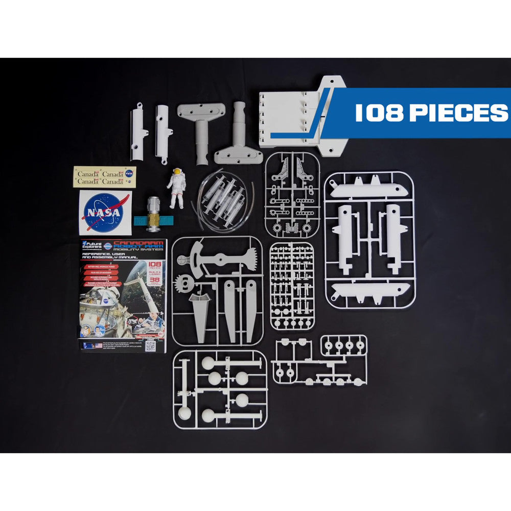 NASA Future Explorers Canadarm Robot Arm Mobility Kit - 108pc STEM Toy for Ages 8+ - Image 5