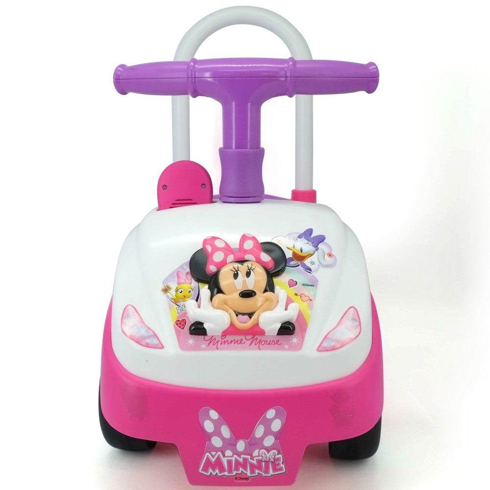 Kiddieland - Minnie Mouse Foldable Handle Ride-On - Disney Foot To Floor Vehicle - Image 2