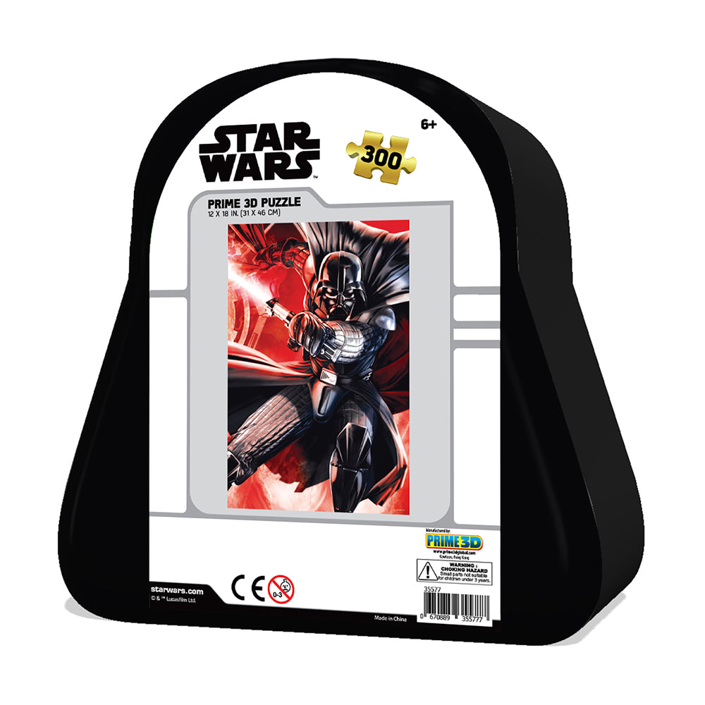 Prime 3D Star Wars Darth Vader 300-Piece Lenticular Jigsaw Puzzle in Collector's Tin - Image 3