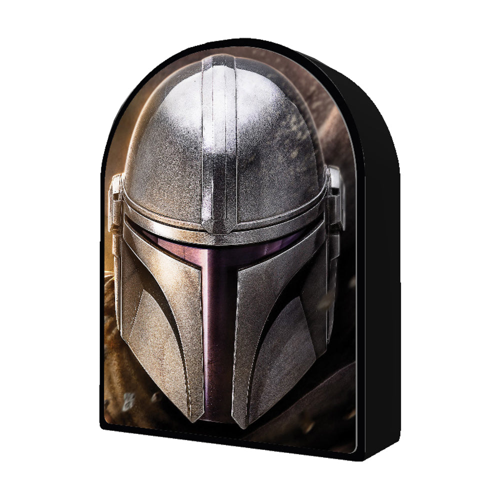 Prime 3D Star Wars: The Mandalorian Helmet Shaped 300-Piece 3D Lenticular Jigsaw Puzzle - Image 2