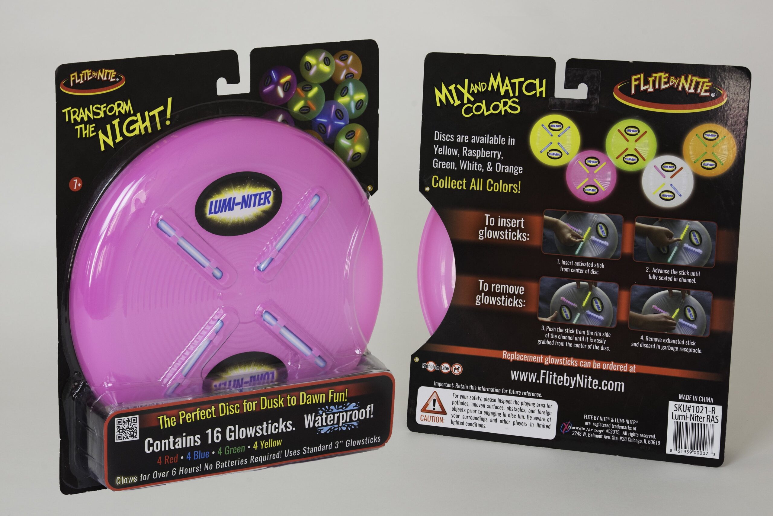 Lumi-niter Glow Disc Kit - Raspberry Night Play - Image 2