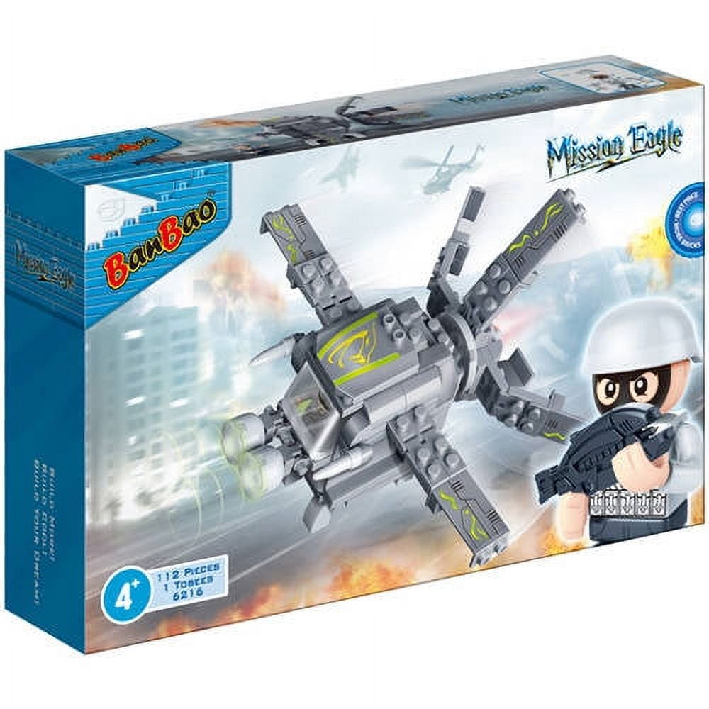 BanBao Mission Eagle D Drone and ToBee Minifigure Set - 112 Pieces - Image 2
