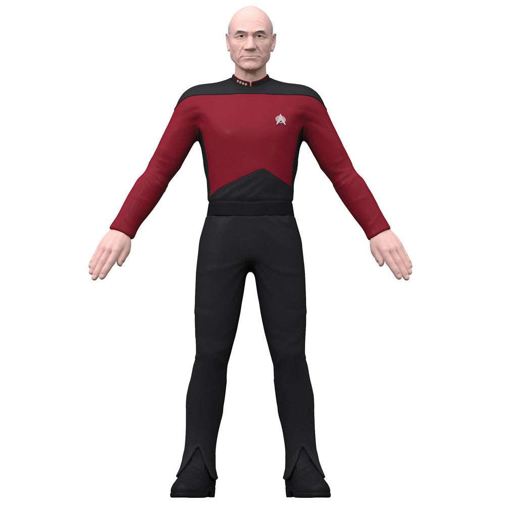 FleXfigs Star Trek Articulated Figures - Captain Kirk & Captain Picard - Image 3