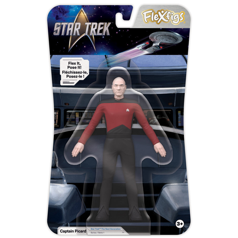 FleXfigs Star Trek Articulated Figures - Captain Kirk & Captain Picard - Image 4