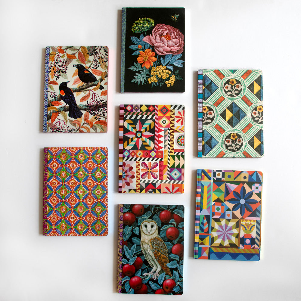 eeBoo Piece & Love Autumn Blackbirds Gilded Journal - Hardcover Diary - Image 6