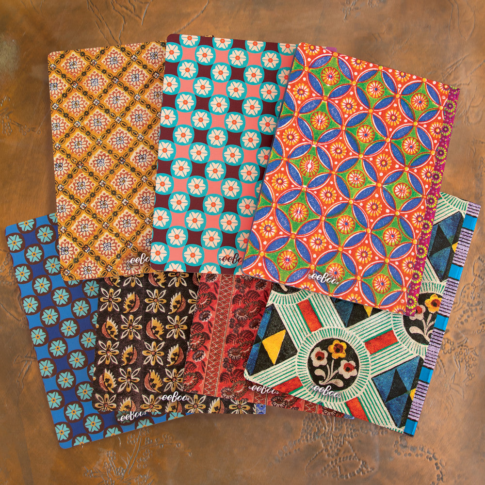 eeBoo Piece & Love Luisa??s Pattern - Colorful Gilded Journal - Image 5