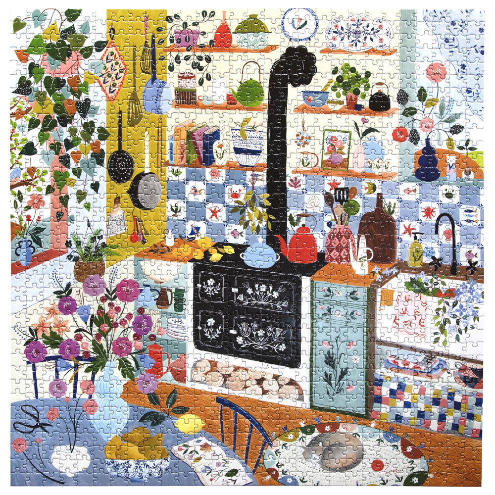 eeBoo Piece & Love Morning Kitchen 1000 Piece Puzzle - Image 3