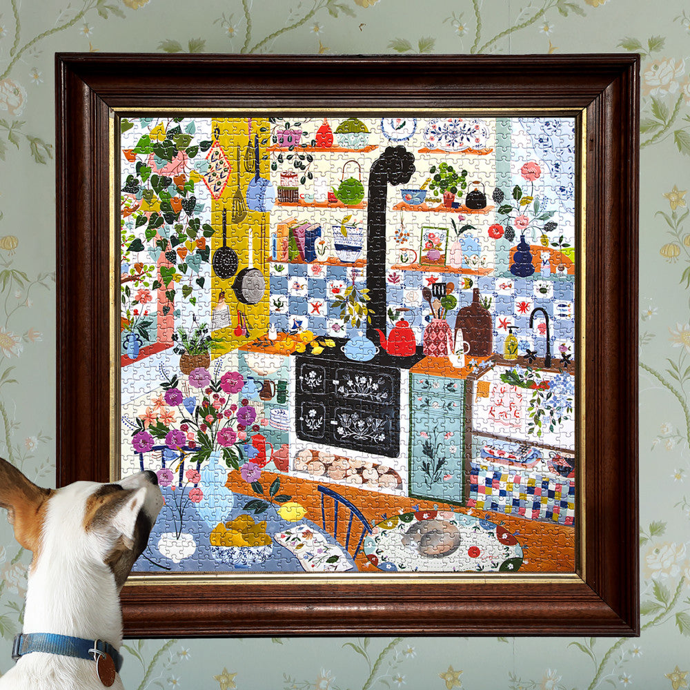 eeBoo Piece & Love Morning Kitchen 1000 Piece Puzzle - Image 5