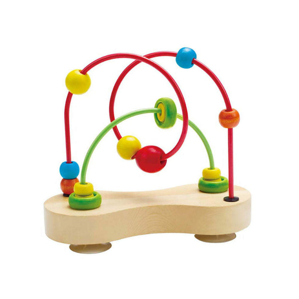 Hape Double Bubble Wooden Bead Maze ???? Colorful Toddler Activity Toy