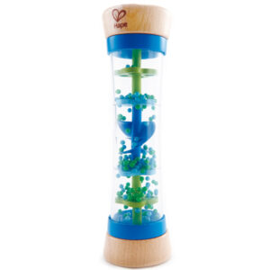 Hape Beaded Raindrops - Blue Wooden Soothing Sounds Toy