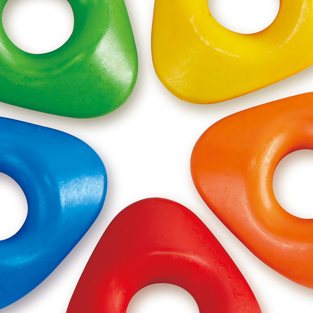 Hape Easy-Grip Toddler Crayons - 5pc Vibrant Colors Set - Image 5