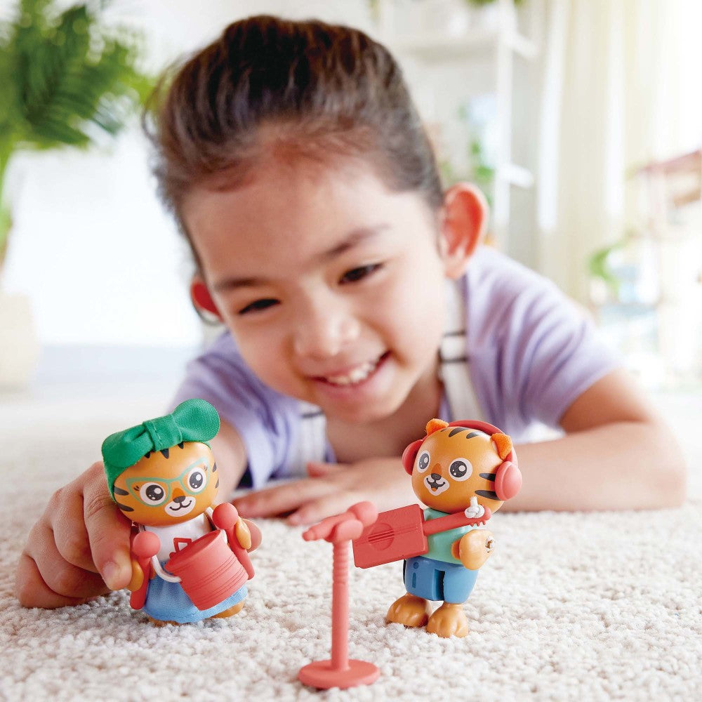 Hape Milo & Melody Tiger Duo Musical Playset