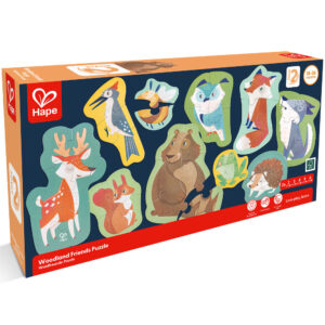 Hape Woodland Friends 10 Mini Animal-Shaped Puzzles