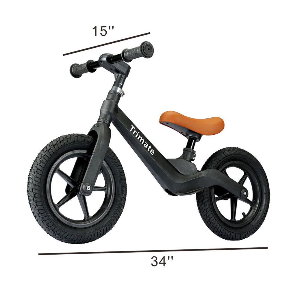 Boys 12 inch Trimate Toddler Balance Sport Bike, Black - No Pedal Bike for 3-5 Year Olds - Image 3